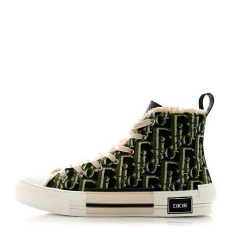 CHRISTIAN DIOR Tapestry Oblique Mens B23 High Top